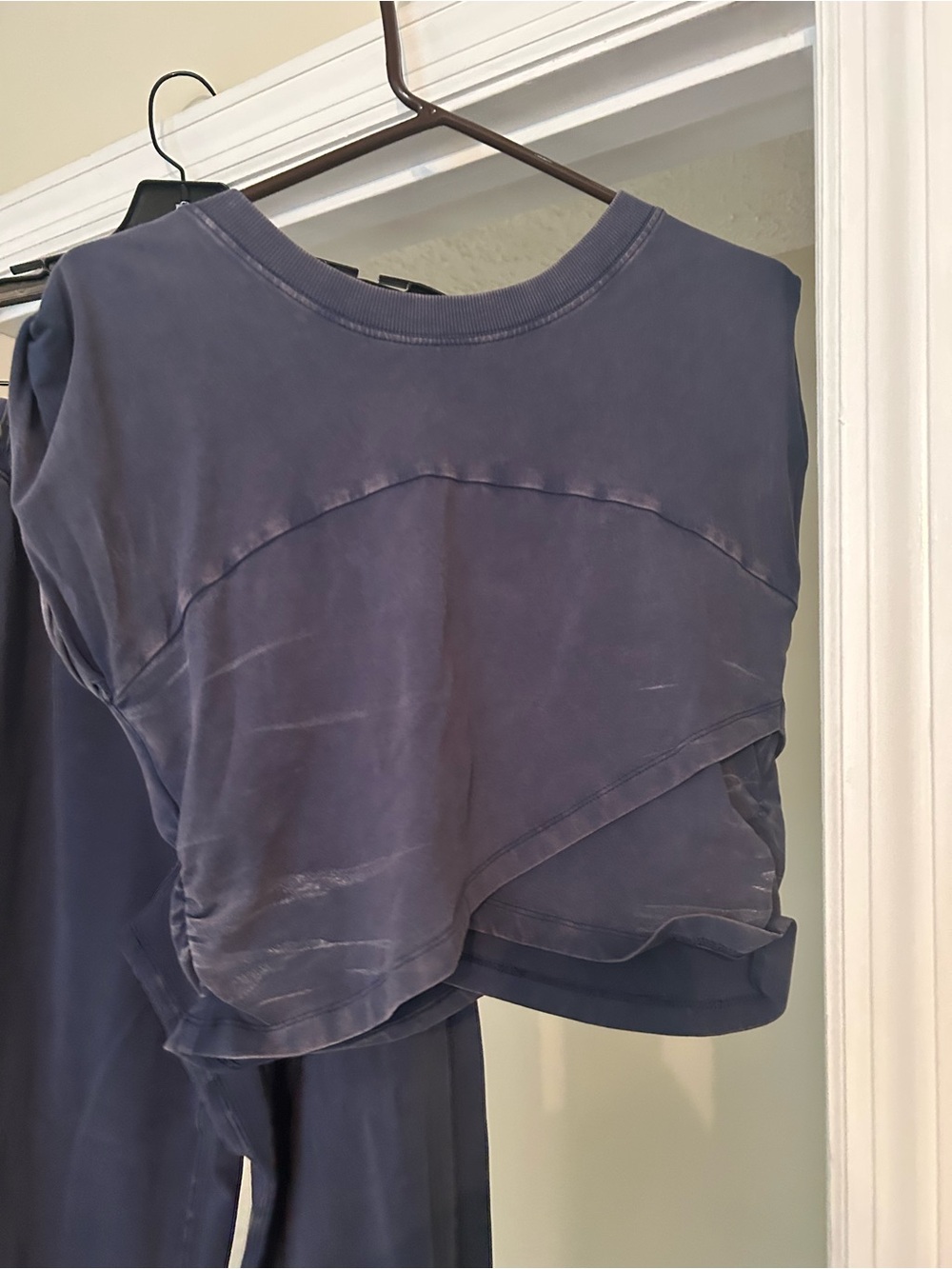 Free people Navy Hotshot Set- Sleeveless Top & Jogger Pants - Picture 4 of 4